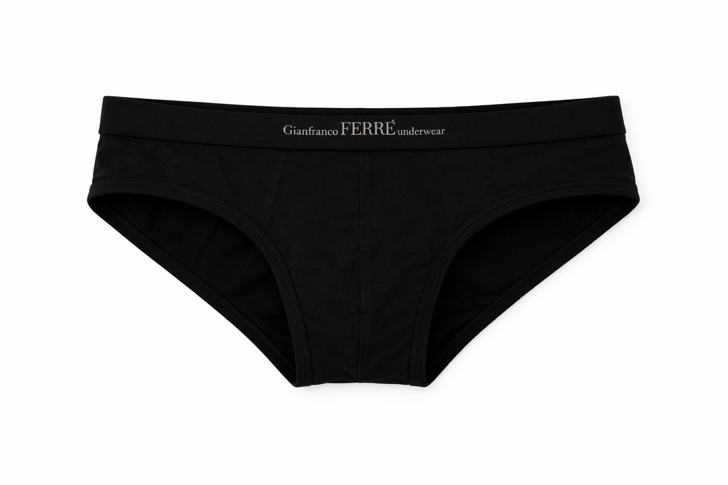 Gianfranco Ferre BREVI NR Black Cotton Blend Mens Underwear-