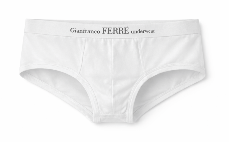 Gianfranco Ferre BREVI BI White Cotton Blend Mens Underwear-