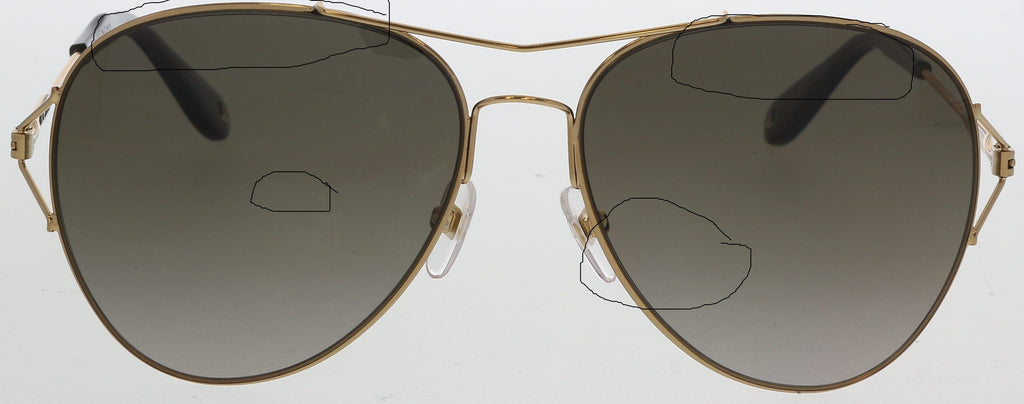 Givenchy GV7005/S J5G HA Gold Aviator Sunglasses