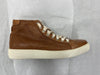 DANIELA FARGION Brown Leather  Perforated Leather Sneakers - 6