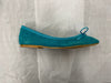 DANIELA FARGION Aqua Suede Ballerina Flats - 7