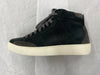 Daniela Fargion Black Grey Suede Mid Top Fashion Sneakers - 7