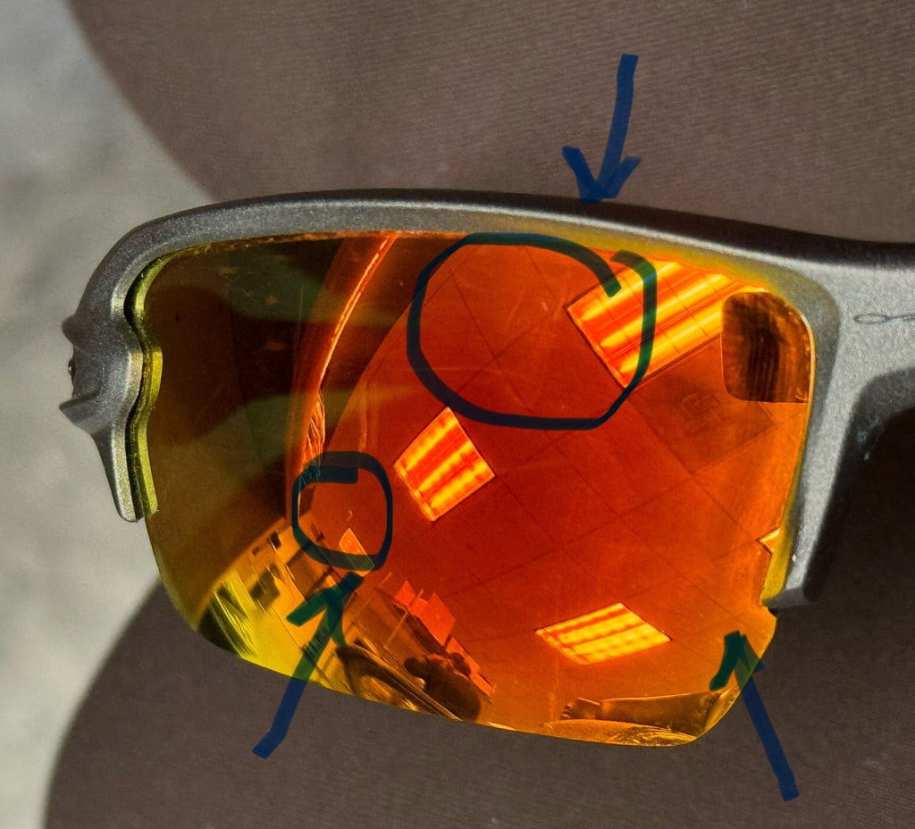 Damaged/Store Return Oakley 0OO9271 927143 Flak 2.0 Steel Grey Rectangular Half Rim Sunglasses