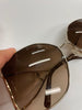 Chloe CE135/S 743 Gold Brown Square Sunglasses