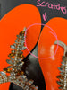 Damaged/ Store Return Ventutto Rio Orange/Beige Crystal Cluster T-Strap Sandal-8