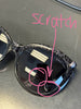 Damaged Store Return Roberto Cavalli RC979S 20B TANIA Purple/Black Round Sunglasses