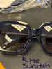 Damaged/Store Return Rag And Bone RNB1033/G/S FF 0YRQ Blue Beige Sunglasses