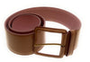 Damaged/Store Return Miu Miu Baby Pink Leather Belt Size 30