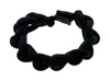 Prada Black Braided Velcro Bracelet