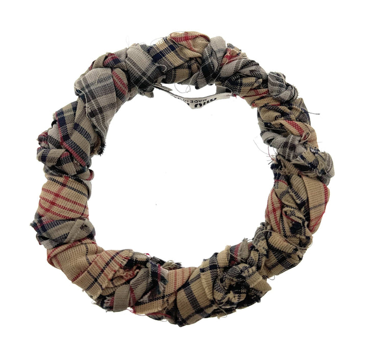 Miu Miu Plaid Woven Bracelet