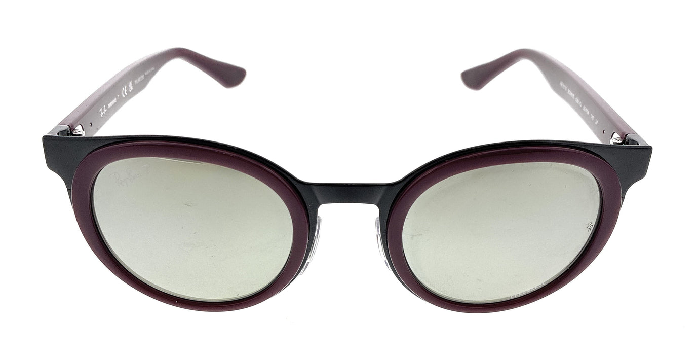 Defective: Ray- Ban 0RB3710 92615J Red on black Round Sunglasses
