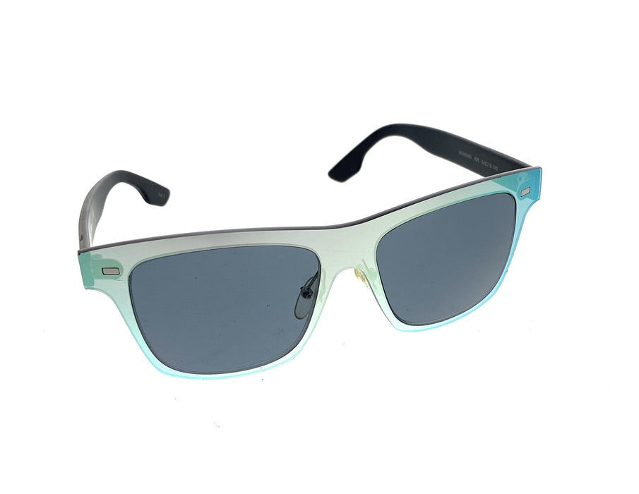 Defective: McQ MQ0008S-005 Clear Rectangle Sunglasses