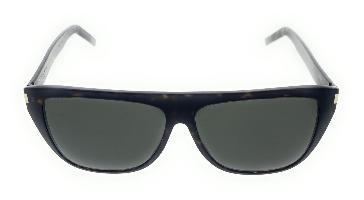 Defective Saint Laurent SL 0025913-150 Havana Square Sunglasses
