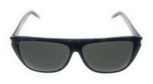 Defective Saint Laurent SL 0025913-150 Havana Square Sunglasses