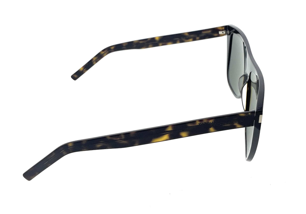 Defective Saint Laurent SL 0025913-150 Havana Square Sunglasses
