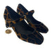 Defective: Dolce & Gabbana Suede Leopard Print Block Heels - EU36.5