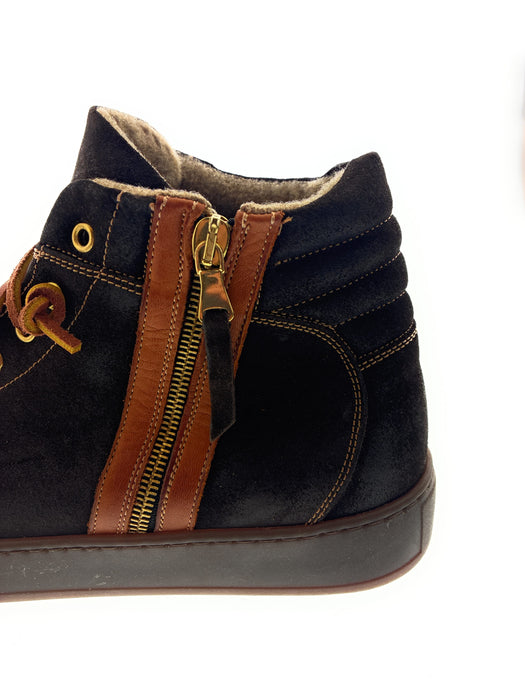 Defective DANIELA FARGION Camoscio Leather Sneakers - 45