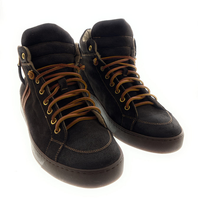 Defective DANIELA FARGION Camoscio Leather Sneakers - 45