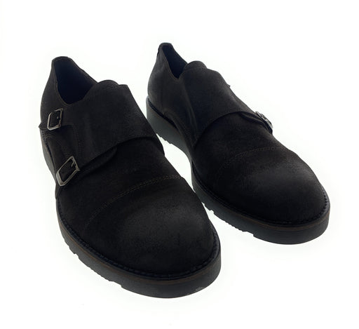 Defective DANIELA FARGION Brown Suede Scarpa Leather Shoe - 12