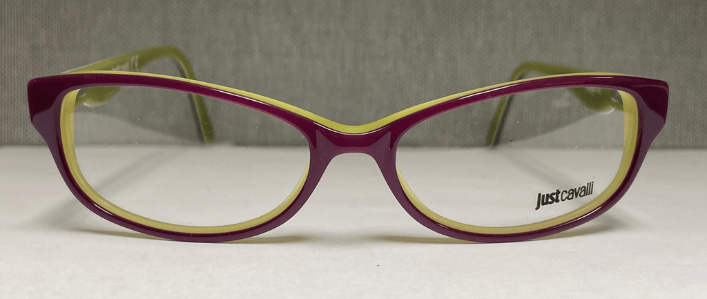 Just Cavalli  Purple Rectangle Optical Frames