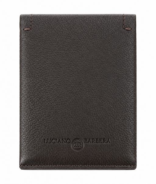 Luciano Barbera CLUB GINO NERO Brown Leather Wallet