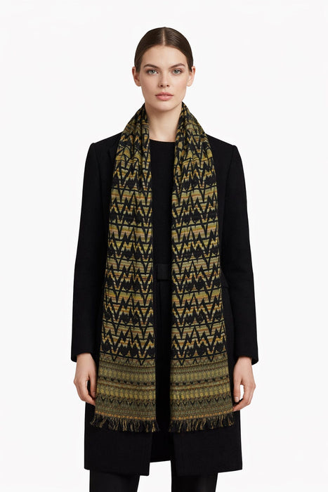 Missoni Forrest Green Zigzag Womens Scarf