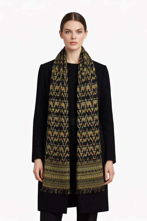 Missoni Forrest Green Zigzag Womens Scarf
