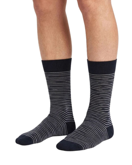 Missoni Black Mens Micro Chevron Stripe Crew Socks-M