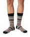 Missoni Beige Multi Mens Stripe Crew Socks-L