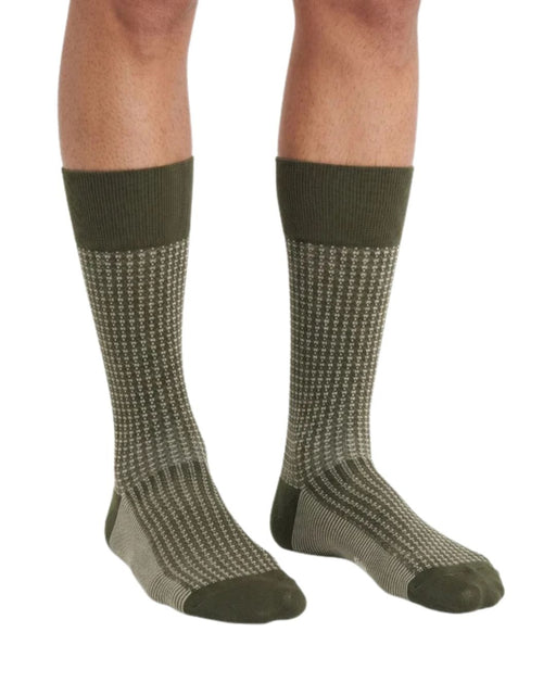 Missoni Olice Green Mens Neat Design Crew Socks-M