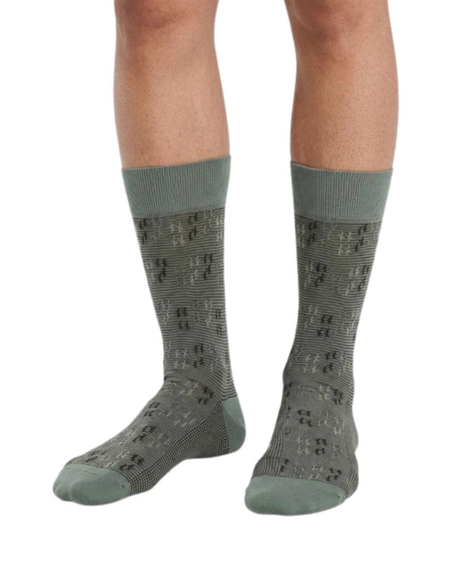 Missoni Soft Green Mens Neat Design Crew Socks-M