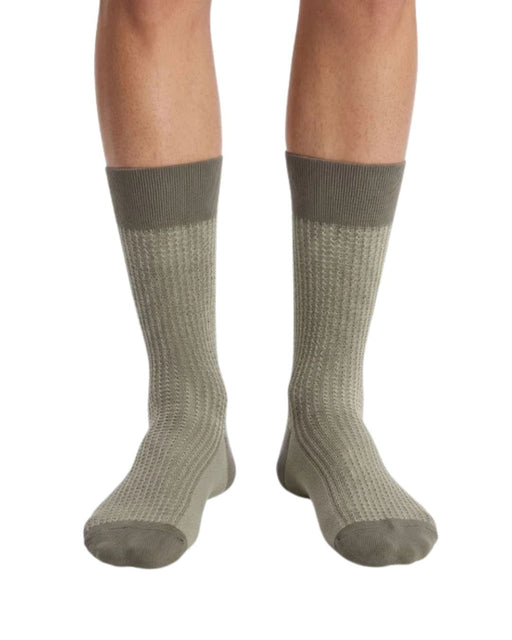 Missoni Beige Mens Textured Design Crew Socks-M