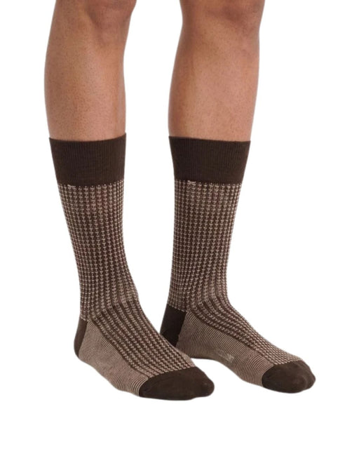 Missoni Brown Mens Textured Design Crew Socks-M