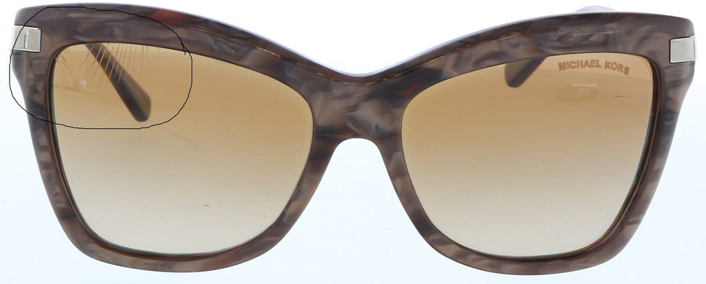Michael Kors MK2027 318513 Audrina III Pearl/Brown  Cat Eye Sunglasses