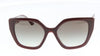 Prada 0PR 24XS UAN0A7 Bordeaux Classic Square Sunglasses-Defective