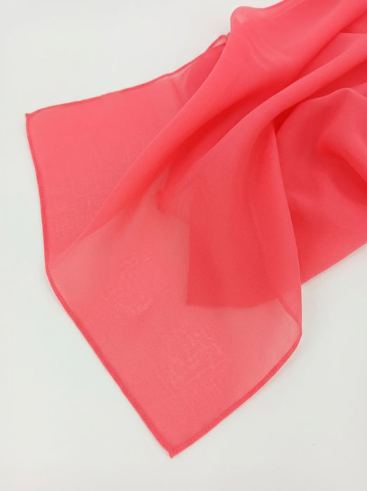 Pinko Women's Fluo Coral Polyamide Oblong Scarf