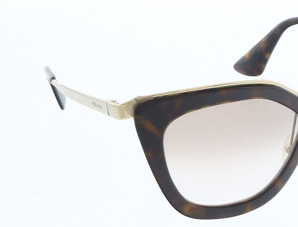 Prada PR 53SS 2AU3D0 Havana Cat Eye Sunglasses