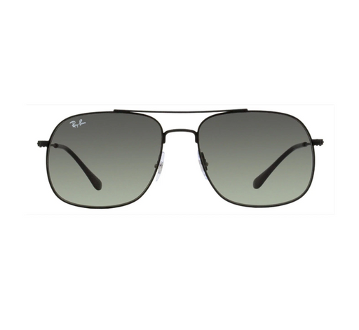 Ray- Ban 0RB3595 901411 Black Square Sunglasses