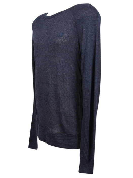 Gianfranco Ferre PICCO MA Navy Blue Lightweight Cotton Blend Mens T-Shirt-L