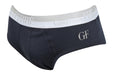 Gianfranco Ferre VISTOSO MA Navy Blue Cotton Blend Mens Brief Underwear-XXL