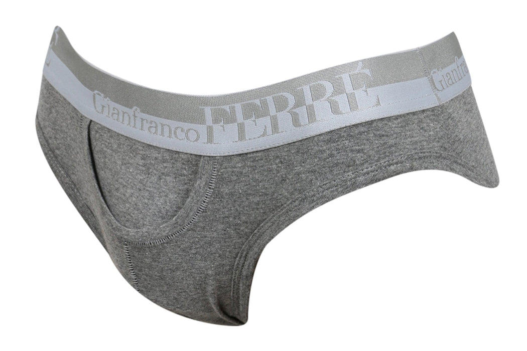 Gianfranco Ferre PICCINO GG Grey Cotton Blend Mens Brief Underwear-S