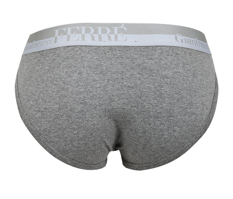 Gianfranco Ferre PICCINO GG Grey Cotton Blend Mens Brief Underwear-