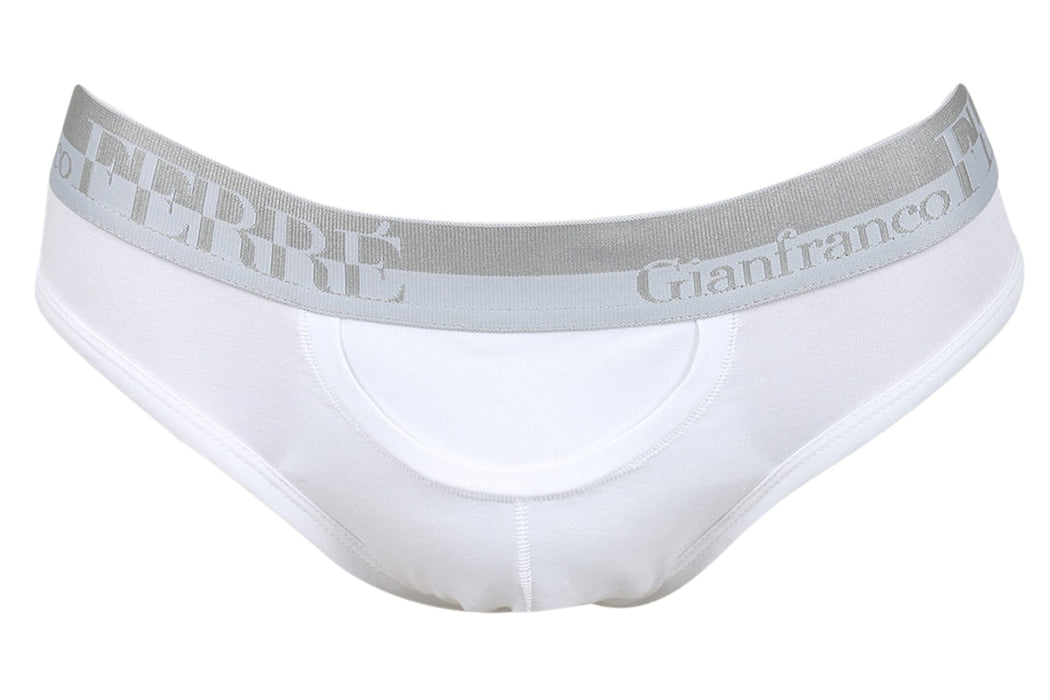 Gianfranco Ferre PICCINO BI White Cotton Blend Mens Brief Underwear-