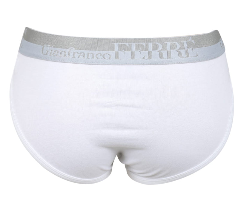 Gianfranco Ferre PICCINO BI White Cotton Blend Mens Brief Underwear-