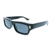 Saint Laurent SL 837-001 Black Rectangle Mens Sunglasses