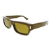 Saint Laurent SL 837-003 Brown Rectangle Mens Sunglasses