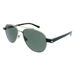 Saint Laurent SL 843-002 Silver Aviator Mens Sunglasses