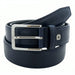 Pierre Cardin Blue Stiched Signature Adjustable Belt-34