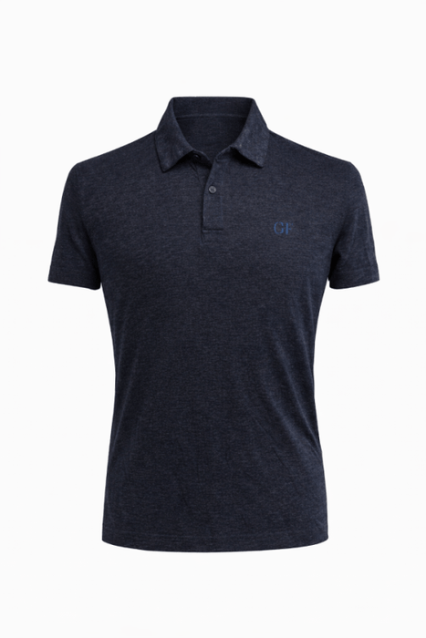 Gianfranco Ferre POLO MA Navy Blue Lightweight Cotton Blend Mens T-Shirt-XS