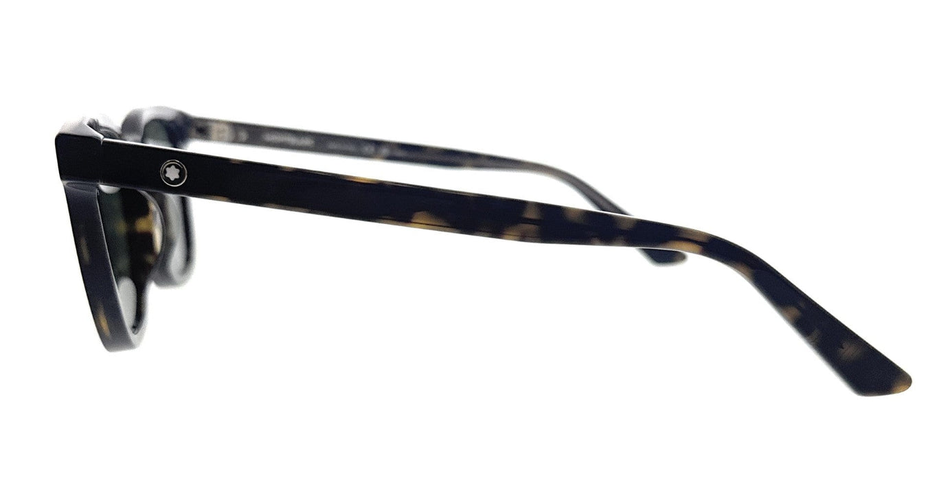 Montblanc MB0320S-002 Havana Square Sunglasses Sharp Urban Look